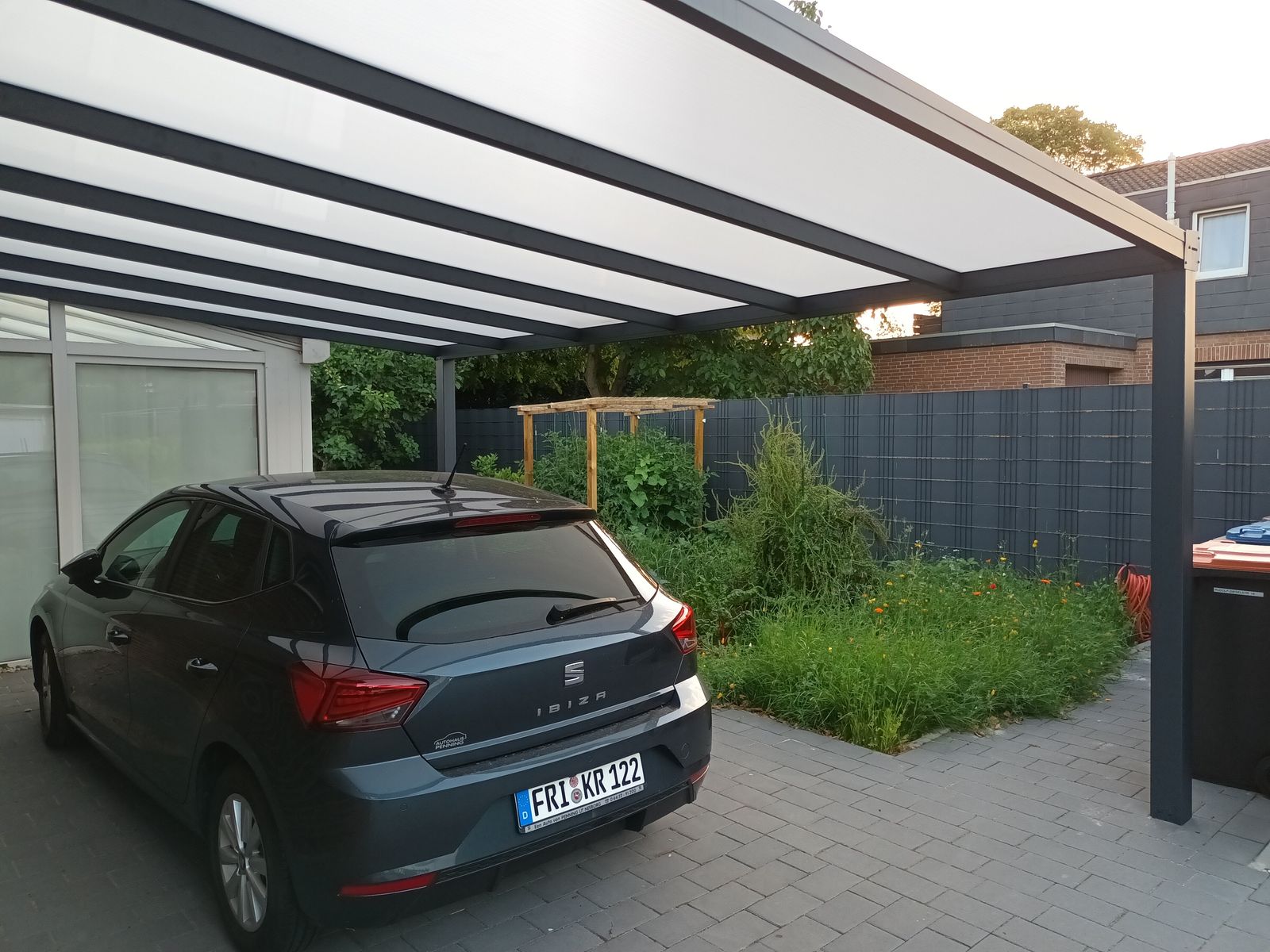 Moderner Aluminium Carport