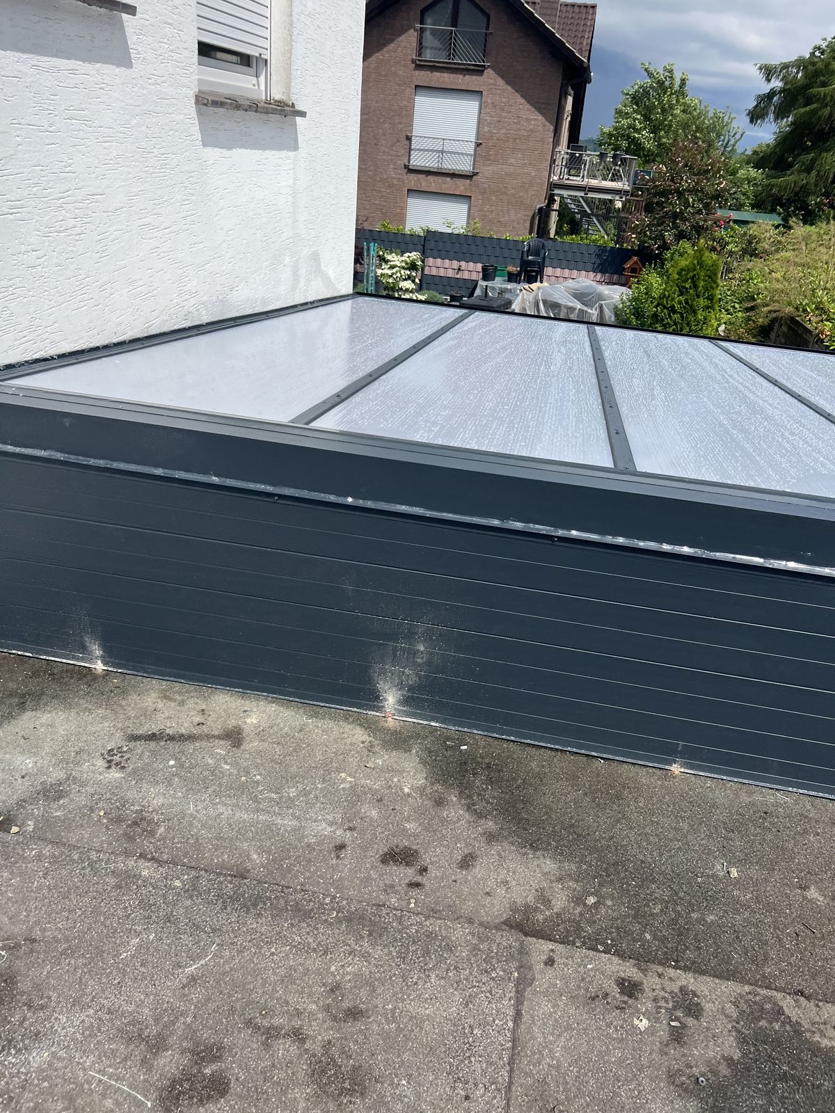 Reihenmittelhaus Terrassenlösung Beispiel 2